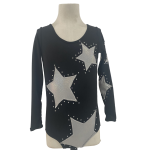 Maillot negre amb estrelles i perles